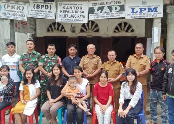 Pemdes Hilifalago Raya Salurkan BLT – DD Periode Januari-Maret untuk 37 KPM