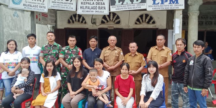 Pemdes Hilifalago Raya Salurkan BLT – DD Periode Januari-Maret untuk 37 KPM