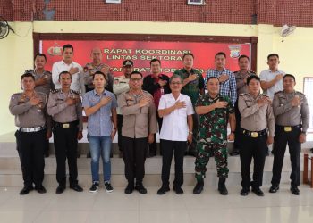 Polres Nias Selatan Gelar Rakor Lintas Sektoral “OPERASI MANTAP BRATA TOBA 2023-2024”