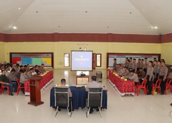 Polres Nias Selatan Gelar Lat  Pra Ops”Ops Mantap Brata Toba  Tahun 2023-2024”