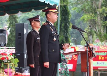 OKAPOLRES NIAS SELATAN PIMPIN UPACARA PERINGATAN SUMPAH PEMUDA DI KABUPATEN NIAS SELATAN